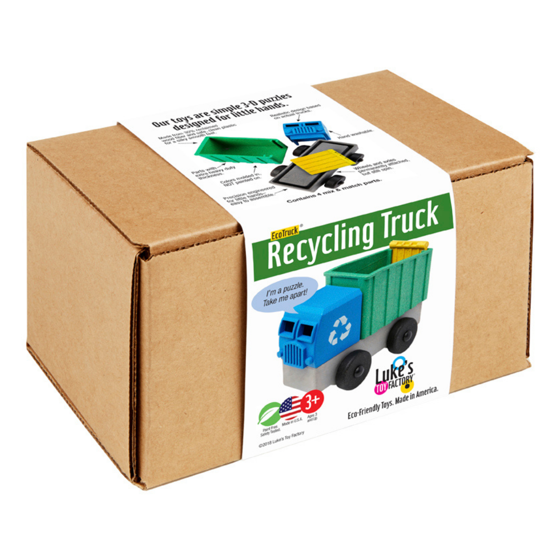Luke's Toy Factory - Wholesale Toy Car/Truck - Kids - Recycling Truck3
