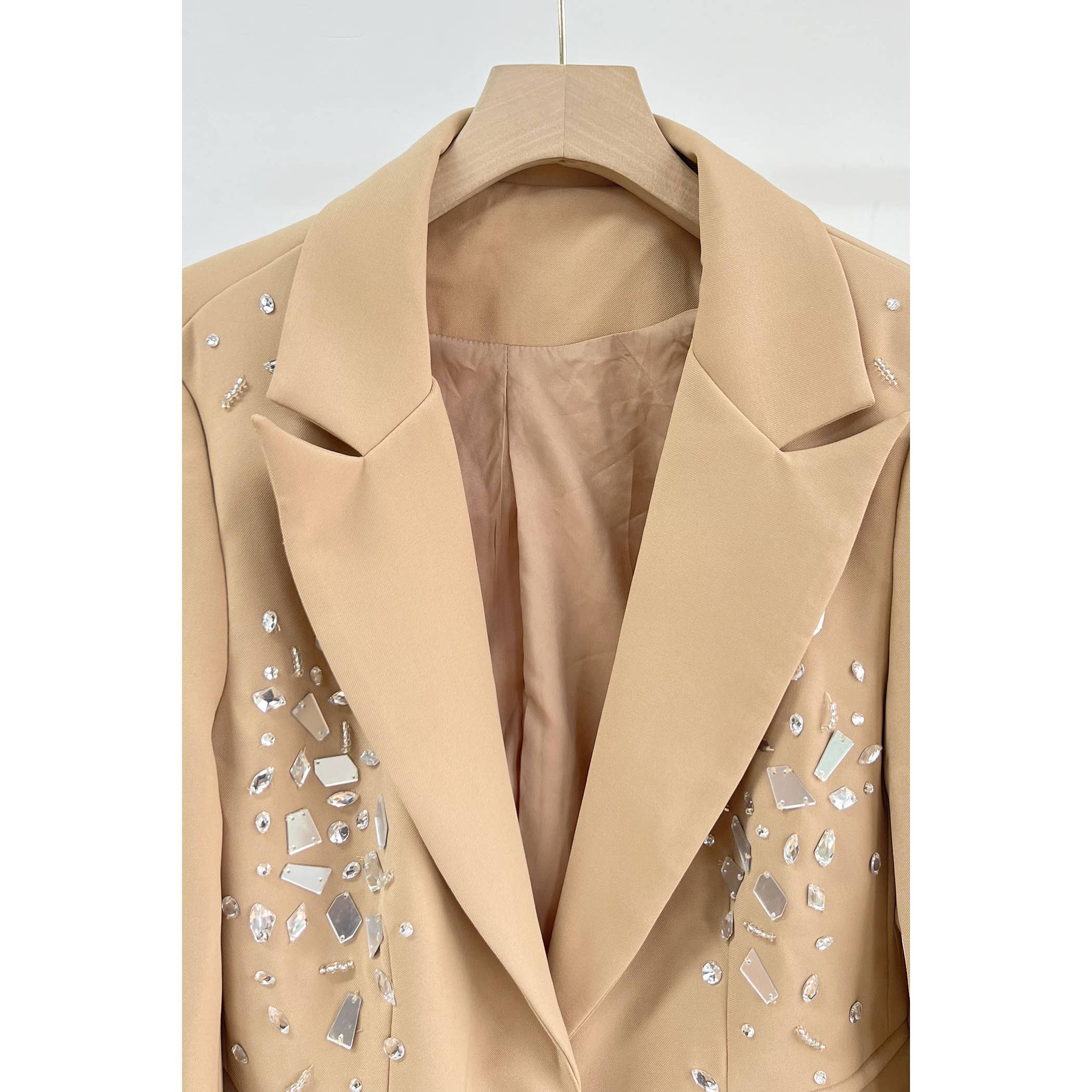 KAKI Blazers à ornements en vente sur Faire1