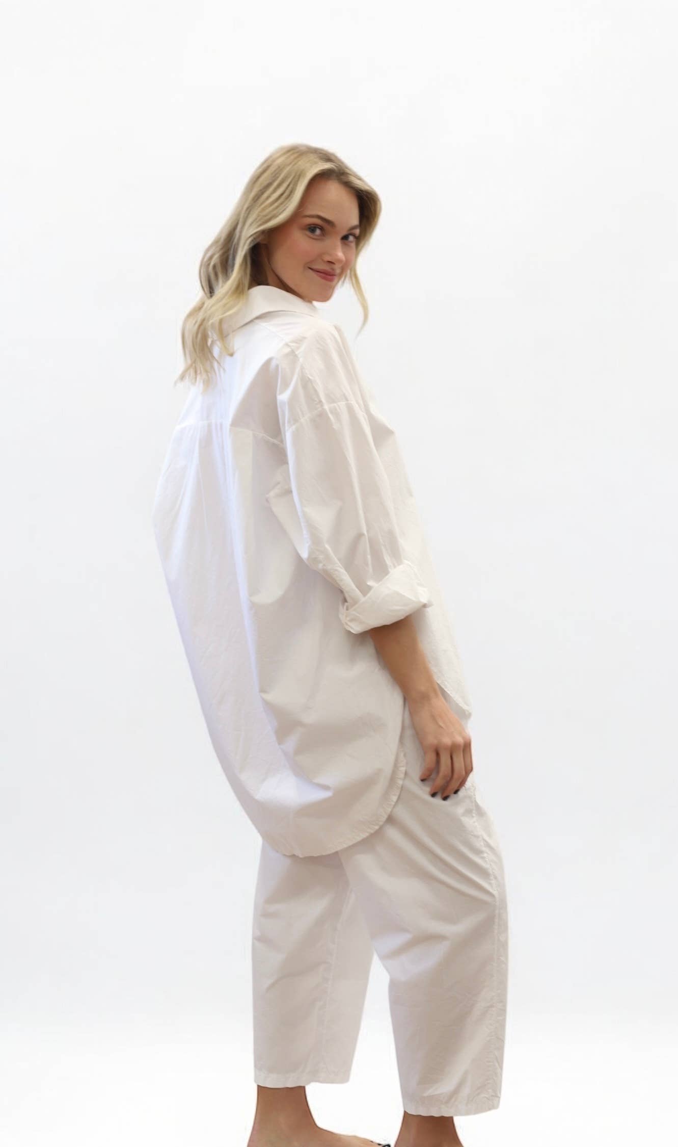 DORSEA - Wholesale Button Down Shirt - Women's - Poppy Button Down2