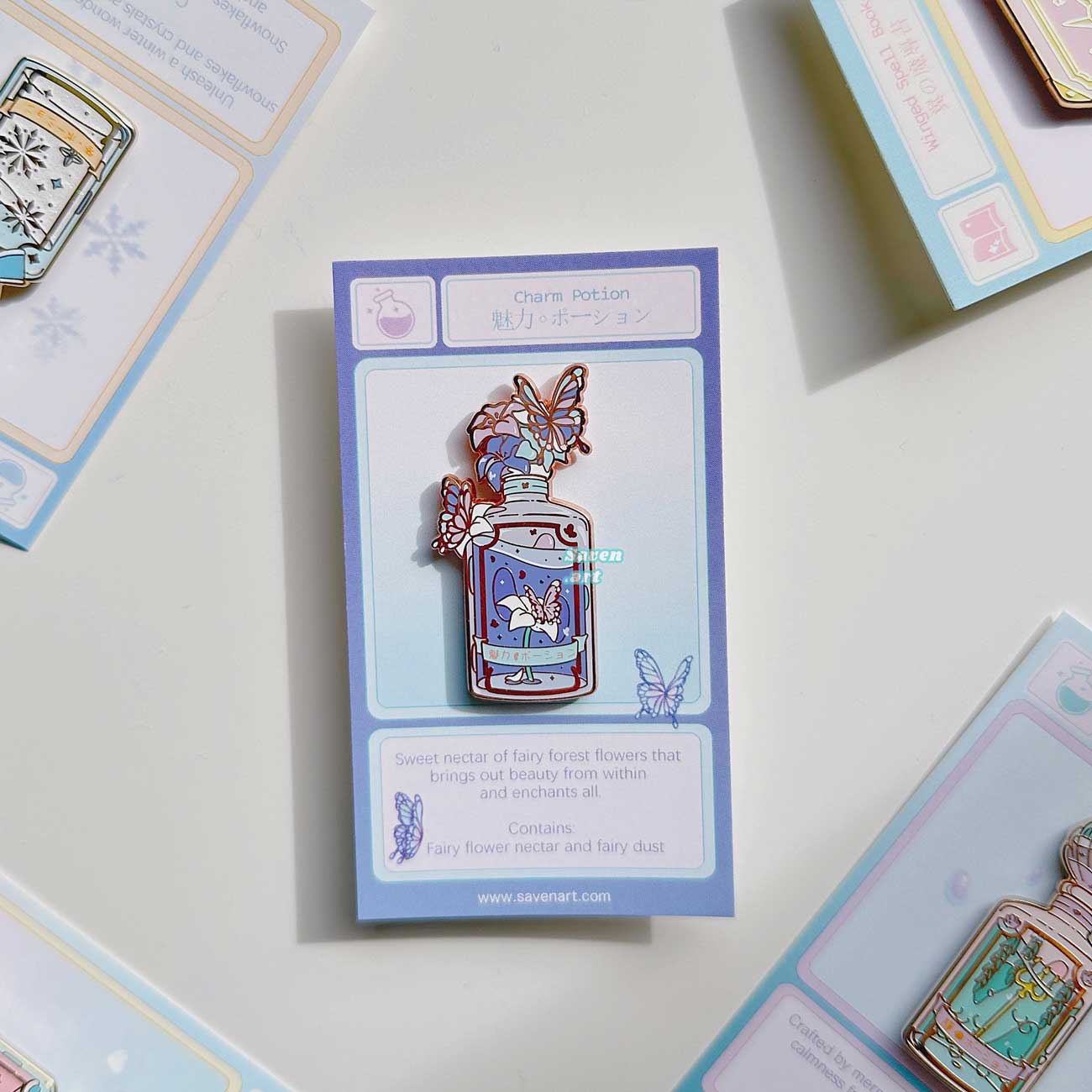 Saven.art - Wholesale Lapel Pin/Button - Enamel Pin: Charm Potion