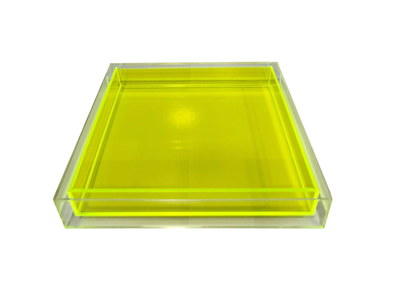 Decorium Living - Wholesale Decorative Tray - ENCASED LUCITE TRAY1