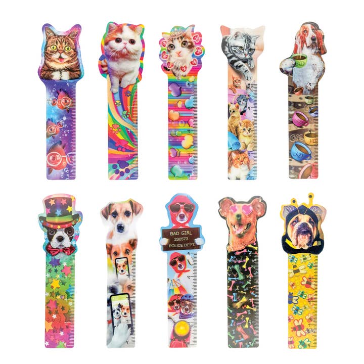 MARCAPÁGINAS LENTICULAR FURRY FRIENDS, 50 UNIDADES para venta al por mayor de Geddes