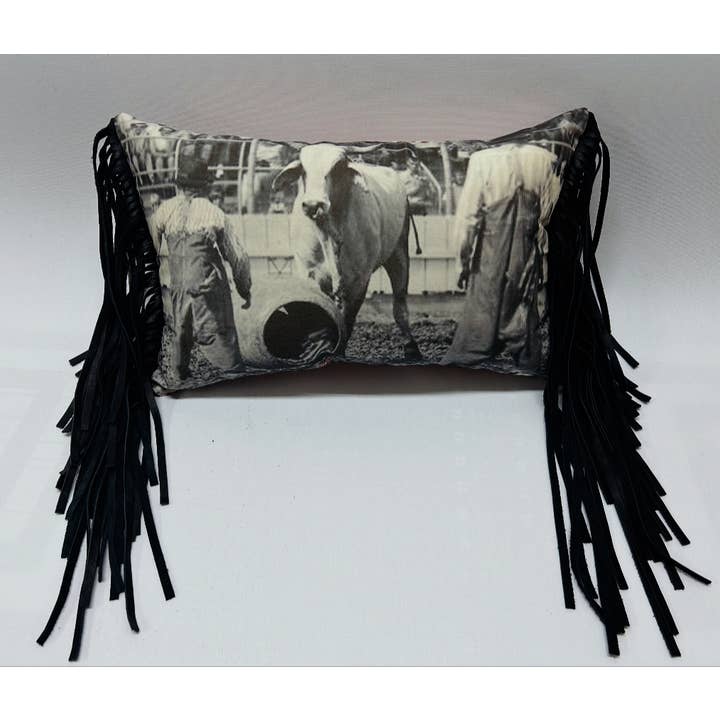 Rodeo Clown Bullfighter Pillow for wholesale by Red Dirt Ranch Clothing Company