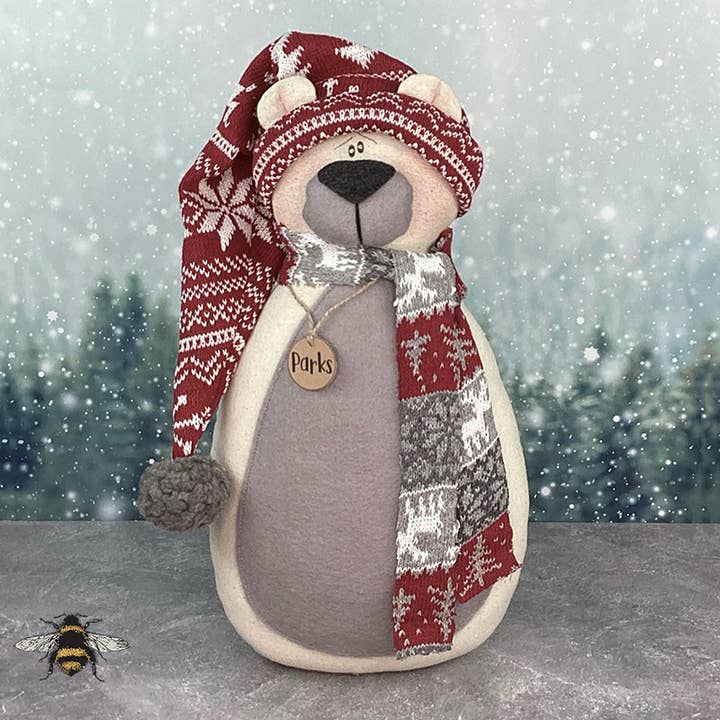 Honey and Me - Wholesale Throw/Decorative Pillow - Parks the Polar Bear Pillow