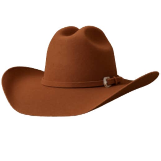 American Hat Makers - Wholesale Cowboy Hat - Unisex - 100% Wool Felt Cowboy Hat - Style Gunslinger1