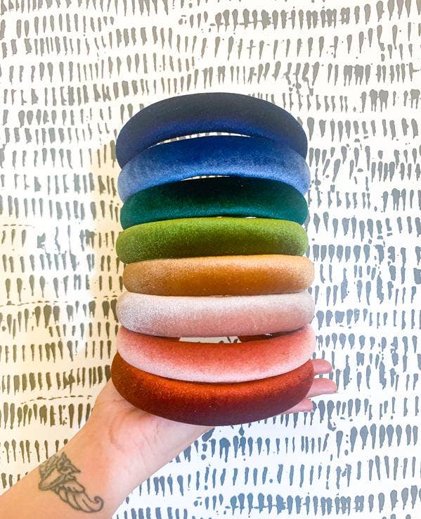 Iris Atelier - Wholesale Fashion Headband - Women's - Padded Velvet Headband - Medium7