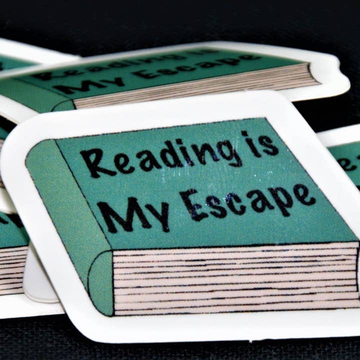 Lire est mon évasion Autocollant pour la vente par Southpaw Draws