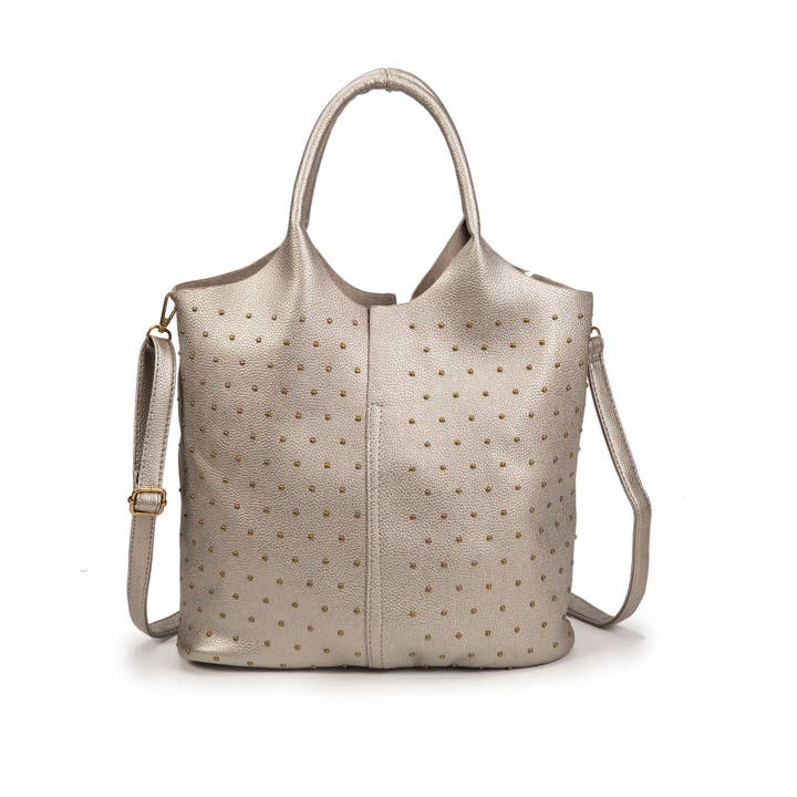 SWEET MAGIC SHOES & BAGS - Wholesale Shoulder Bag - Women's - HAND BAGS WITH HANDLE AND TOILETRY BAG INSIDE FAUX LEATHER1