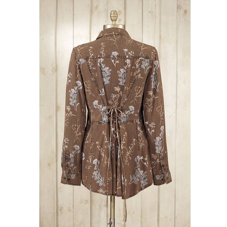 Multi Sandwash Floral Tunic for wholesale on Faire1