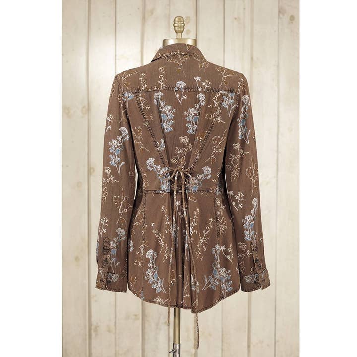 Multi Sandwash Floral Tunic for wholesale on Faire1