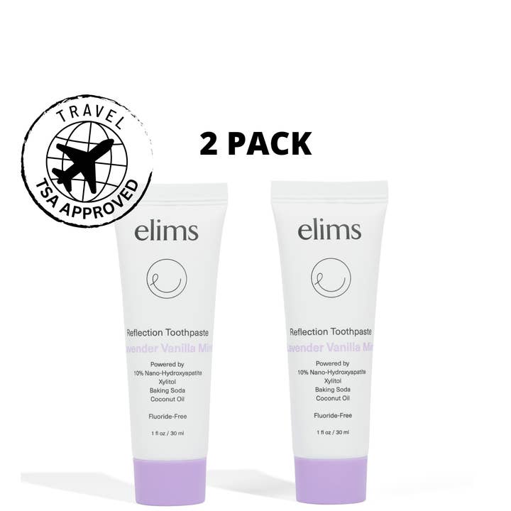 Dentifrice Travel Size (PAQUET DE 2) pour la vente par ELIMS