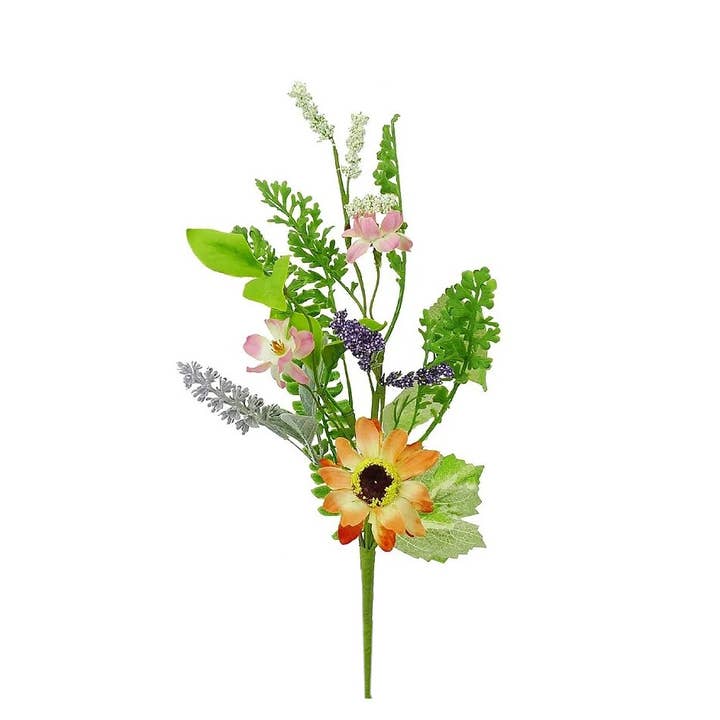 Daisy, Salvia, Fern & Foliage Mixed Bouquet for wholesale by Will's Company