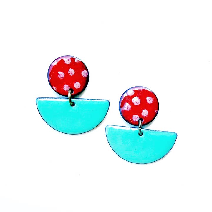 Courtney Fischer Jewelry - Wholesale Stud/Post Earrings - Enamel Stud Earrings0