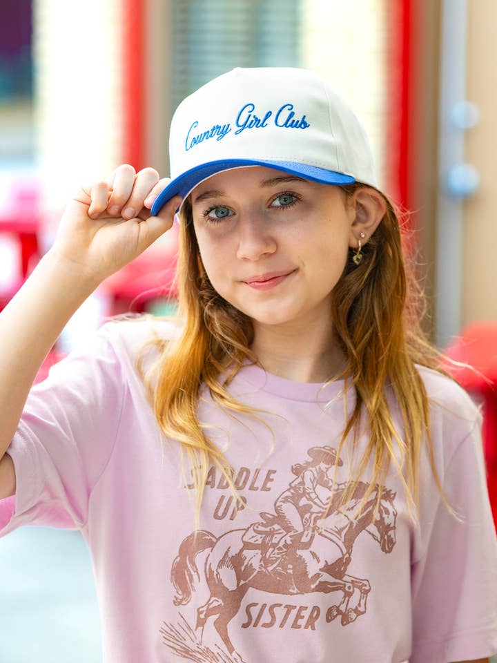 Country Girl Club Hat for wholesale by Girl Riot Society by Mosaic Makers Co