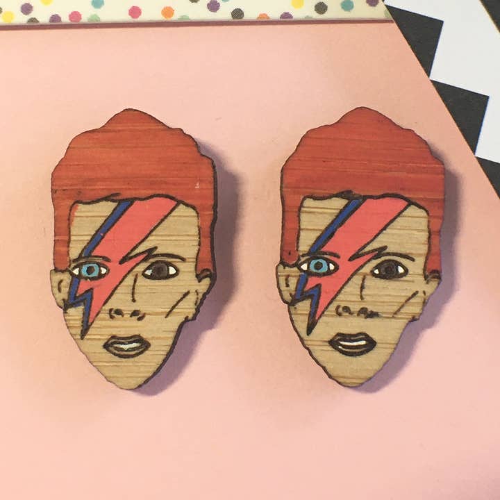 Gesichtsstecker: David Bowie für den Großhandel von Milk Thieves