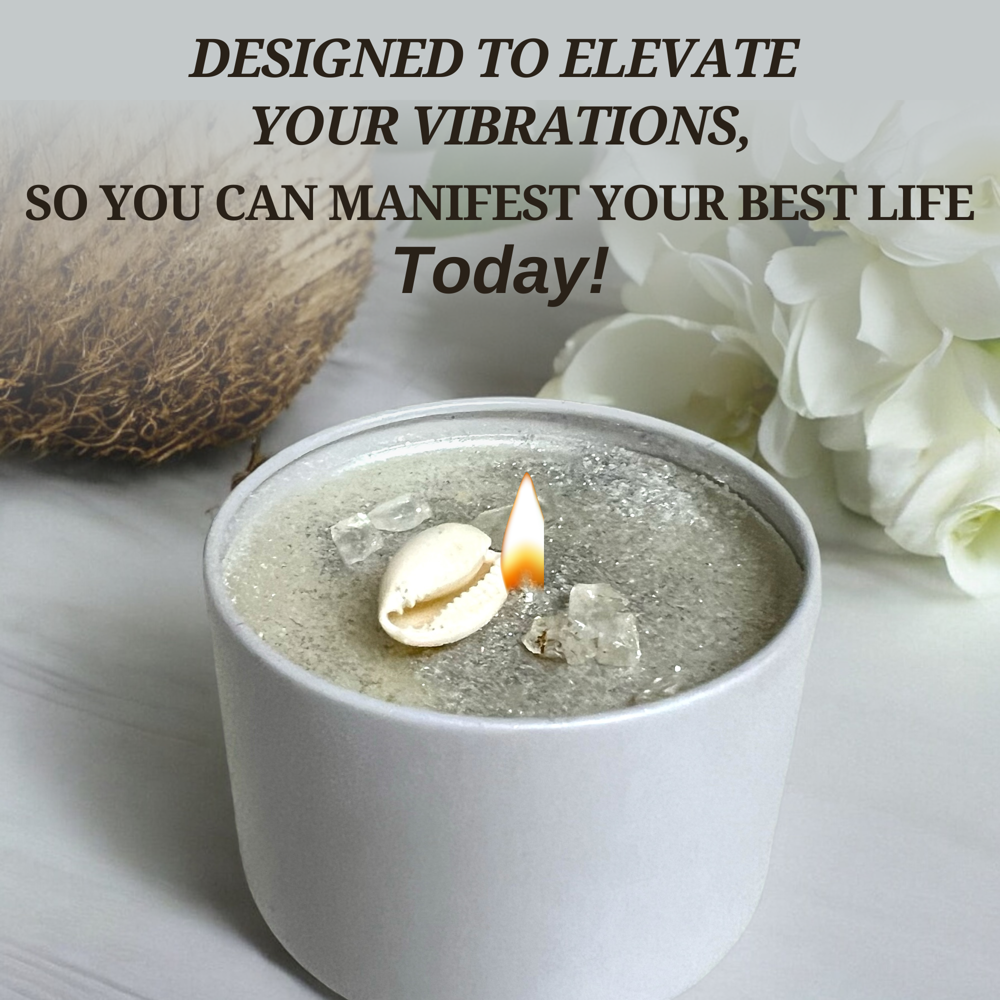 White Obatala Spiritual Offering Candle for wholesale on Faire4