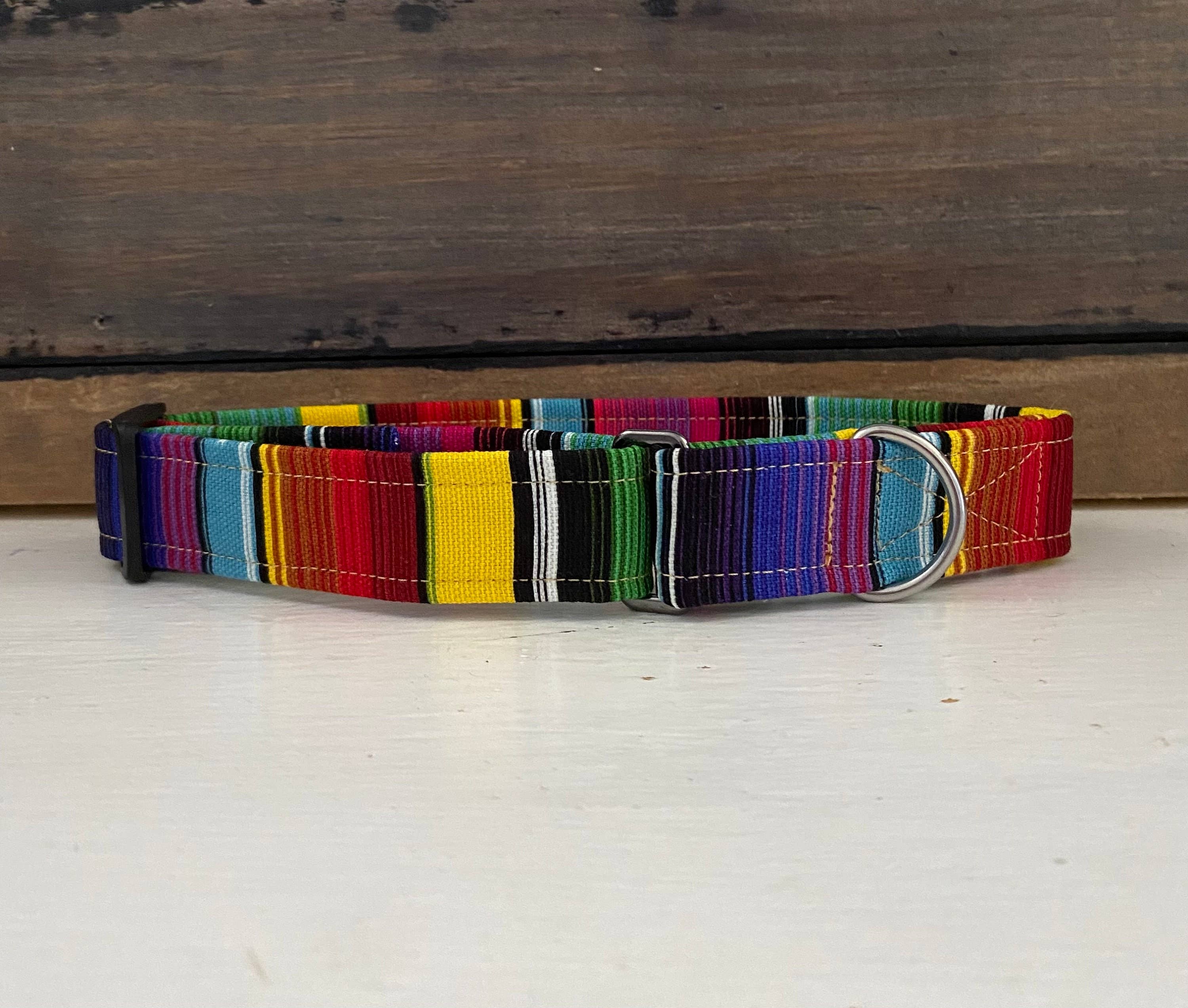 Dixie Lane Collars - Wholesale Pet Collar - Dog - The Ranchero • Serape Style Dog Collar • Multicolored Print3