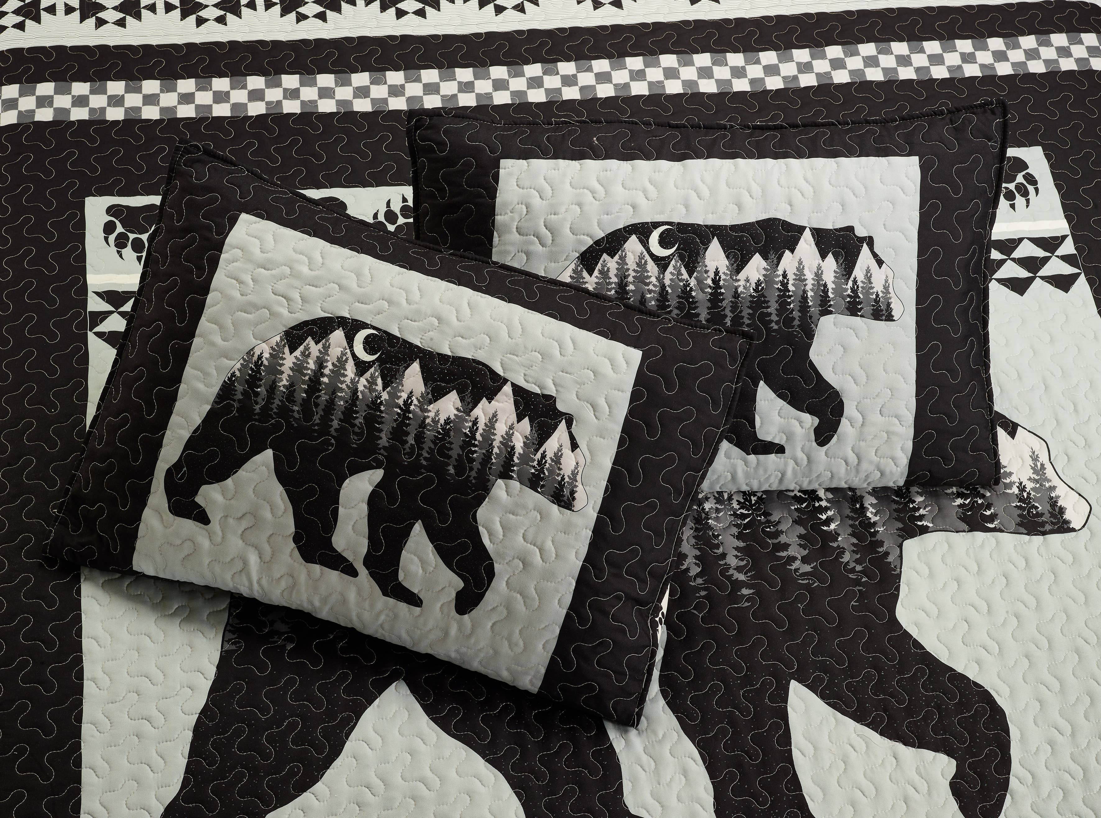 Duke Imports - Wholesale Bedding Set - "Moon Bear" Designer Microfiber Quilt Set2