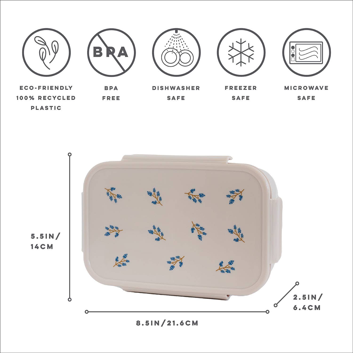 3 Sprouts - Wholesale Lunch Bag/Box - Kids - Recycled Plastic Bento Box5