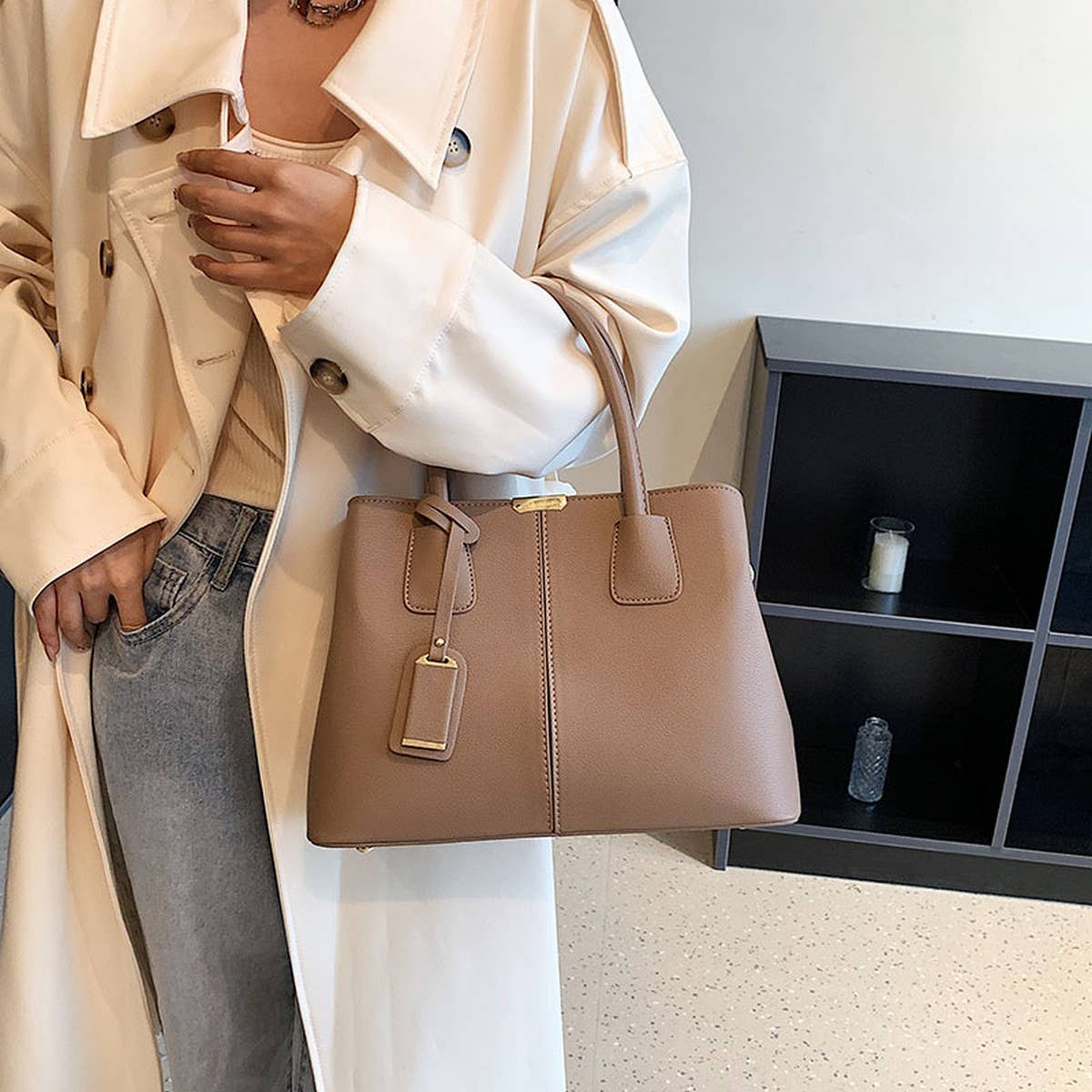 ACCITY - Wholesale Shoulder Bag - Women's - NEW AUTUMN AND WINTER FASHION SIMPLE HANDBAG_CWAB33386