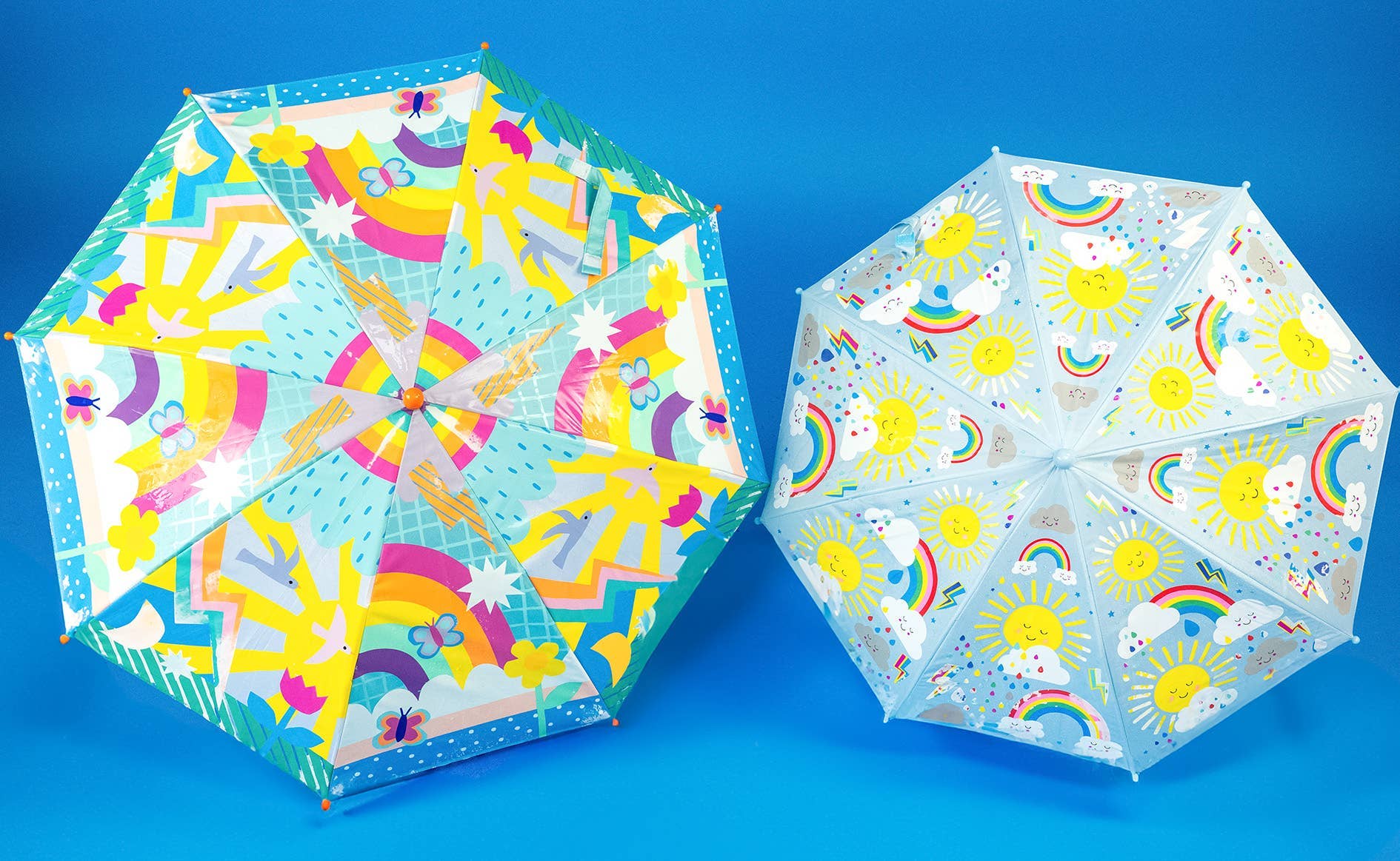 Floss and Rock - UK/EU – wholesale Umbrella – kids – 6+ Colour Change Umbrellas - Rainbows5