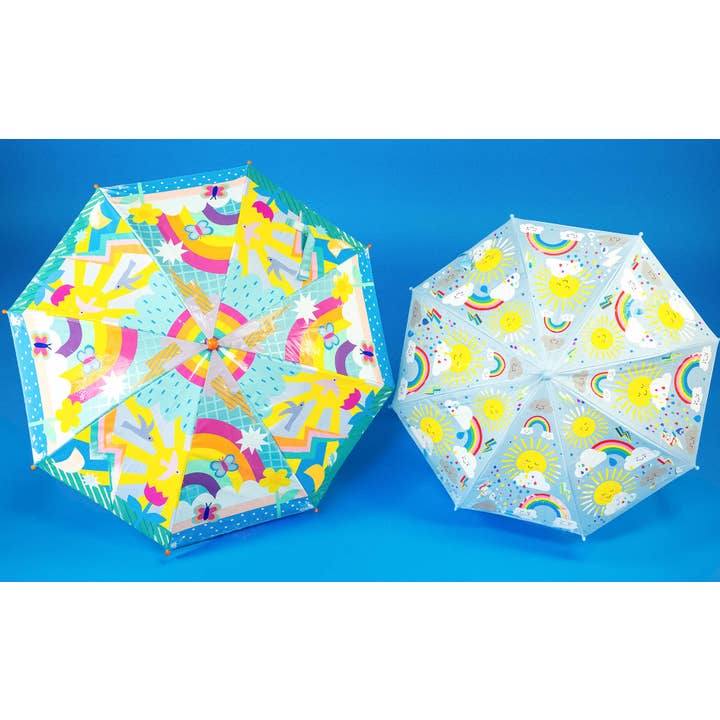 Floss and Rock - UK/EU – wholesale Umbrella – kids – 6+ Colour Change Umbrellas - Rainbows5
