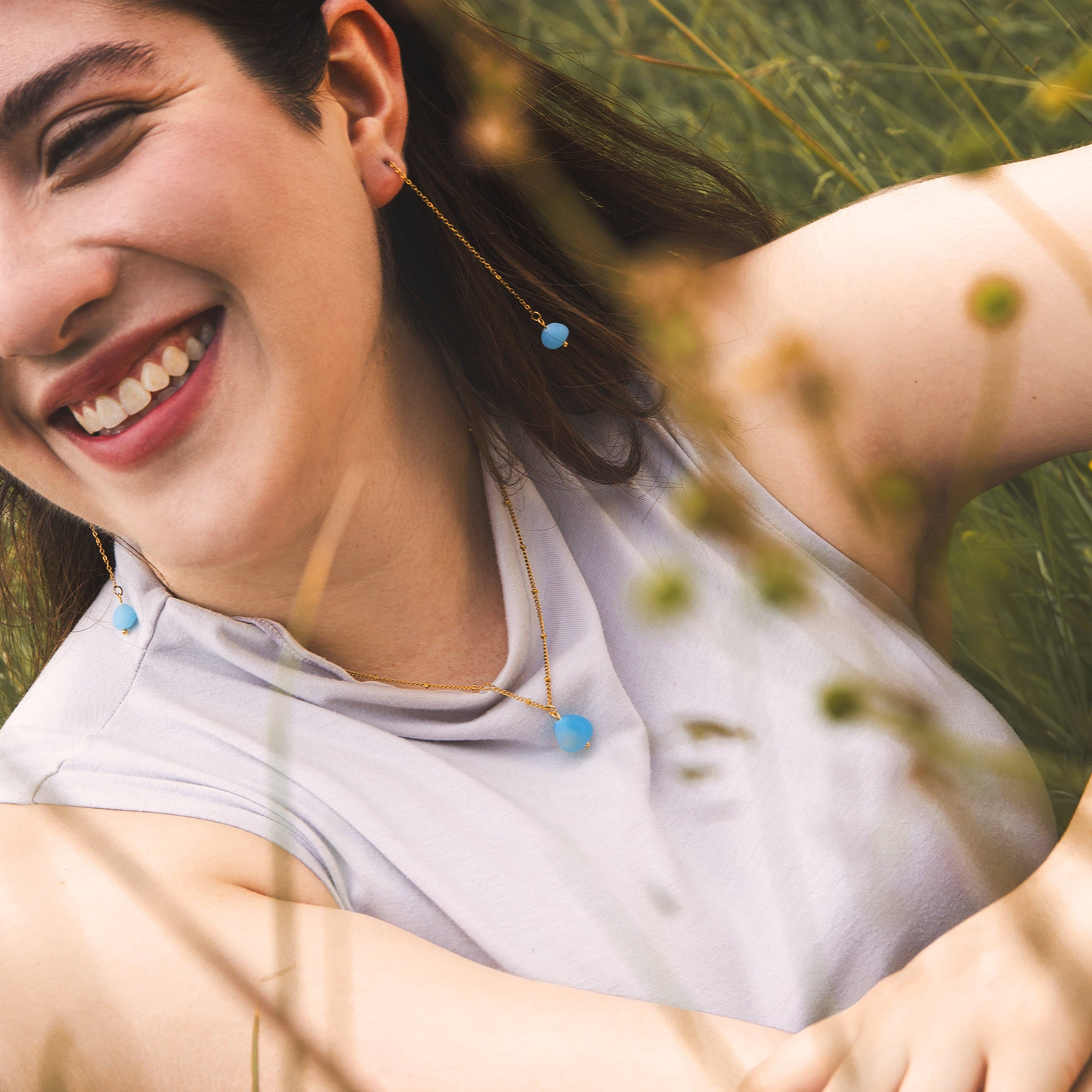 Pearly White Terra Necklace for wholesale on Faire1