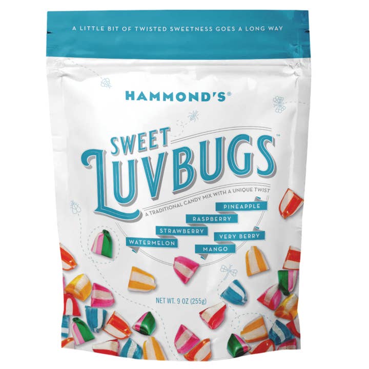 Hammond's Candies - Wholesale Hard Candy - Sweet Luvbugs 9oz **NEW!**