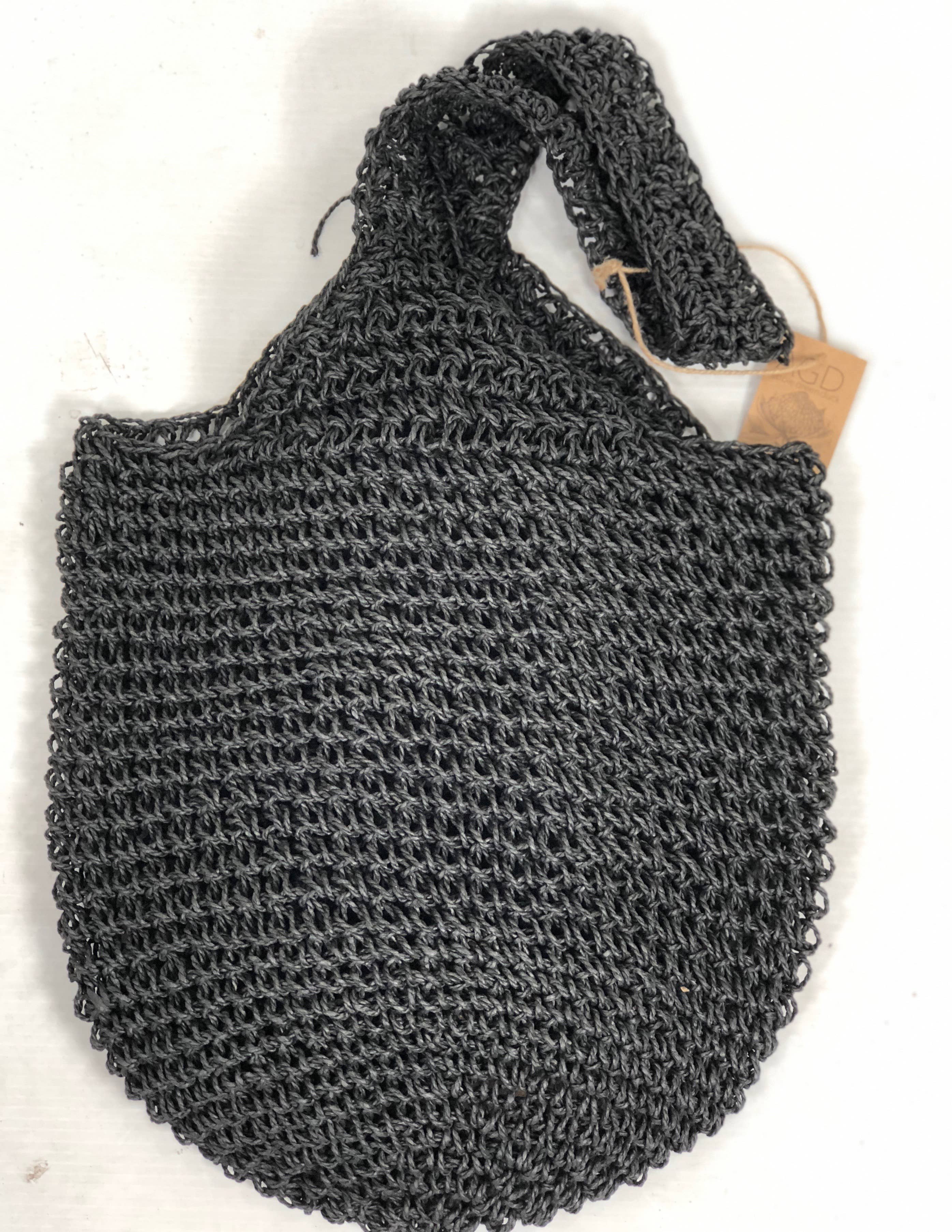 Apple Green Duck - Vendita all'ingrosso Tracolla - Donna - Borsa a tracolla in spago di carta spesso lavorata a mano4