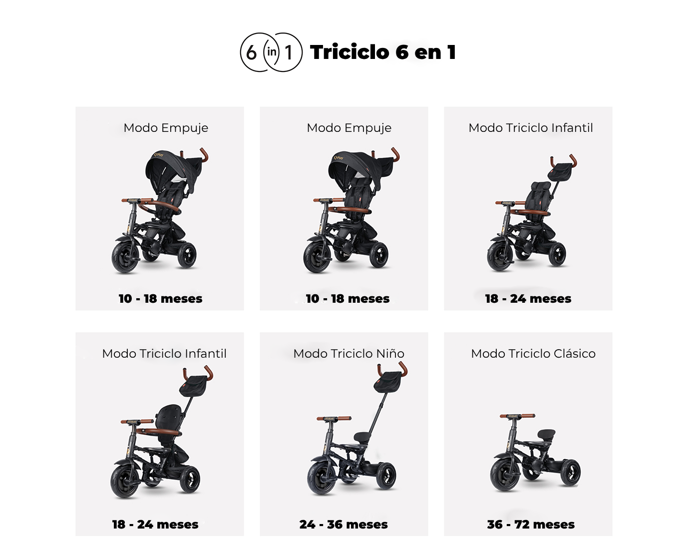 Devessport – wholesale Bike/scooter – Kids – Qplay New Rito Star Deluxe Evolutionary Tricycle7