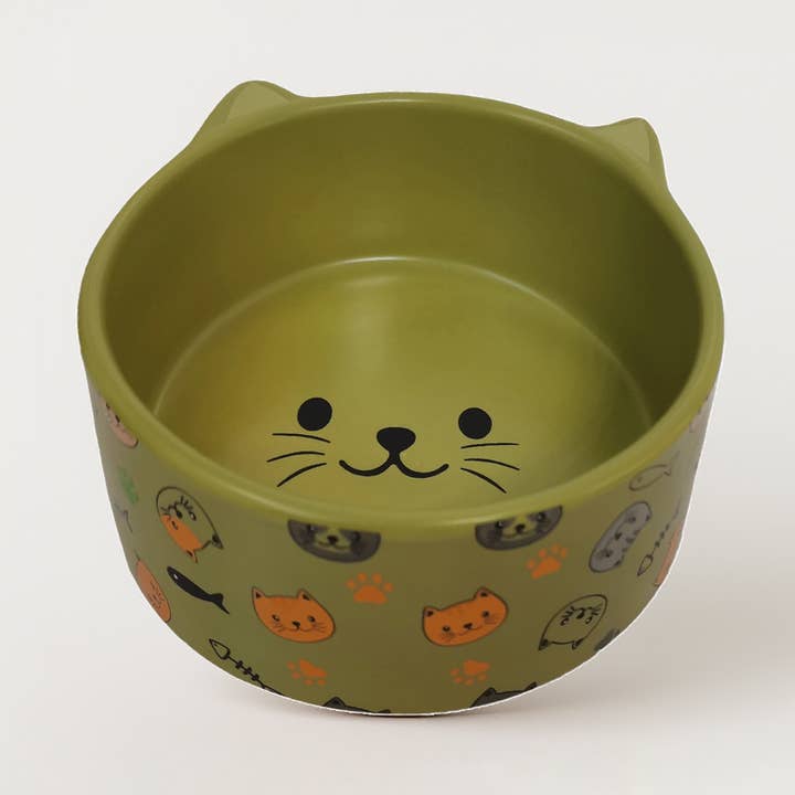 Petcocious Bol pour chat Kate 5 pouces Olive pour la vente par Petcocious