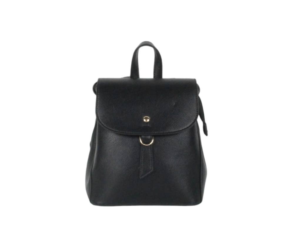 MIA LAROUGE - Wholesale Backpack - Women's - BACKPACK BAG WITH FLAP. WINTER SEASON2