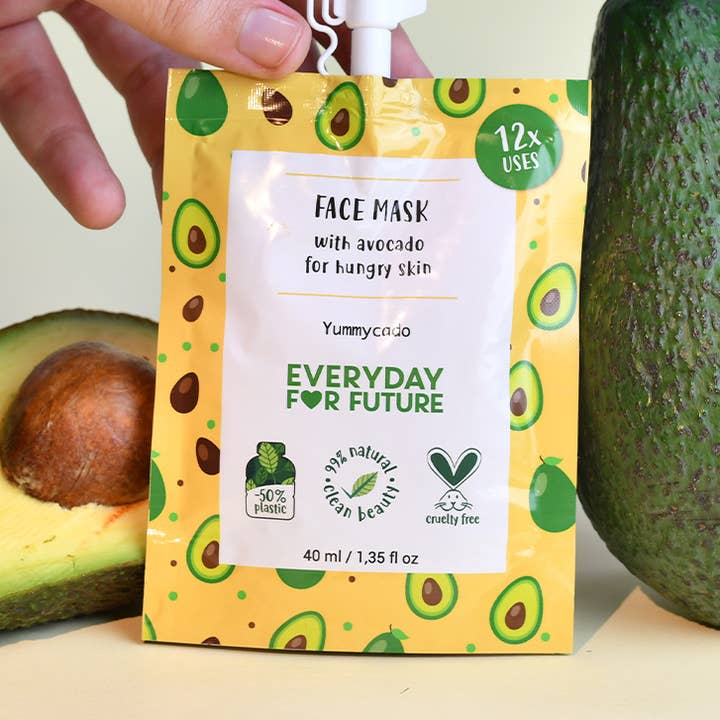 Natural Face Mask with Nourishing Avocado Oil for wholesale by Everyday For Future USA