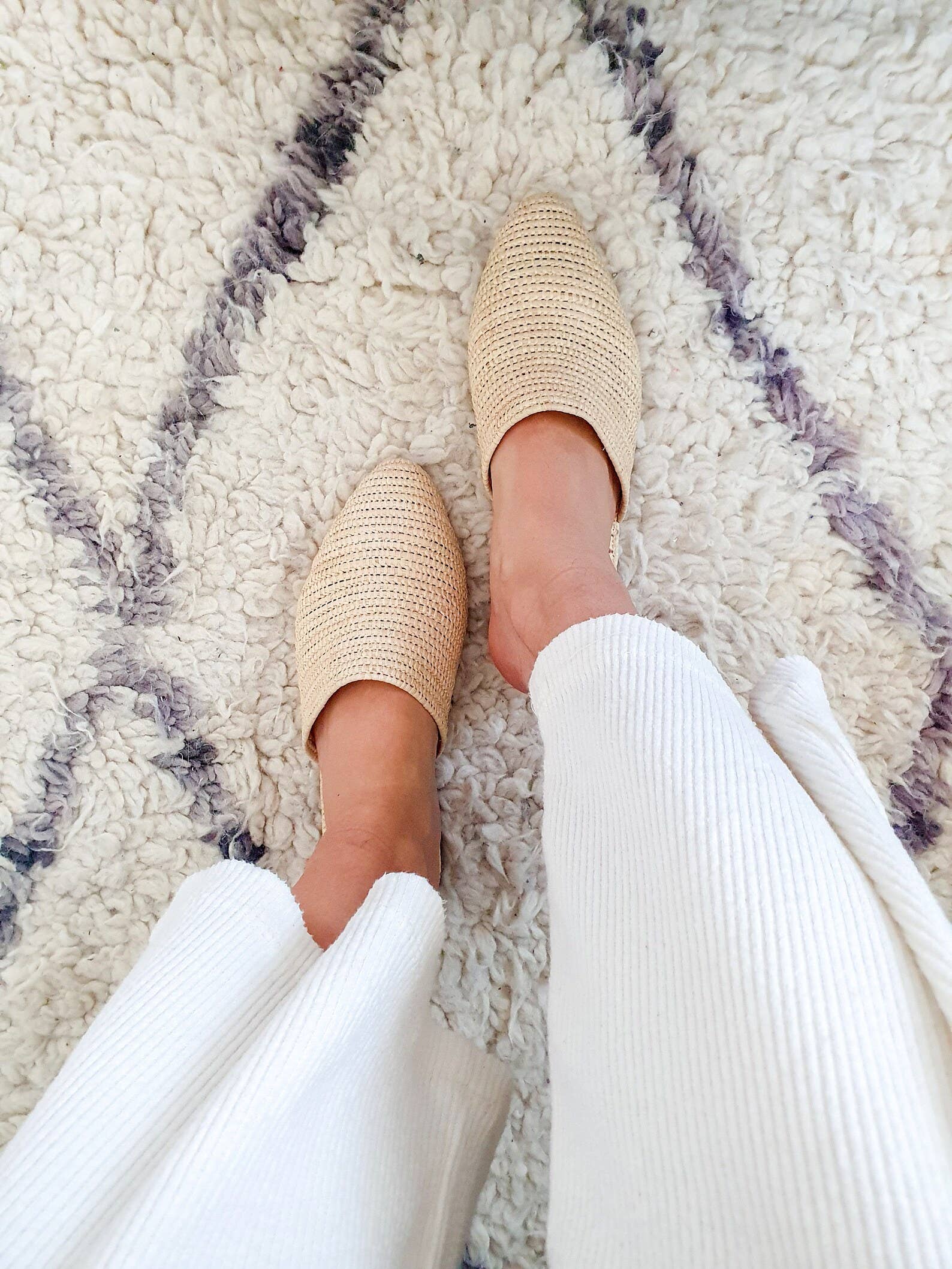 craftberber - Vendita all'ingrosso Sandali - Donna - Sandali in rafia fatti a mano in Marocco, scarpe boho in rafia4