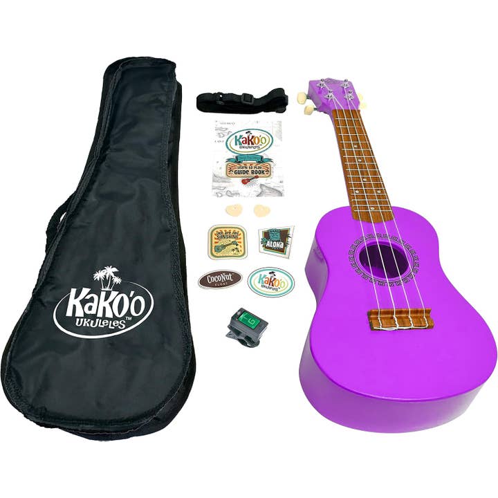 KaKo'o Ukuleles - Purple Twilight Solid Pack for wholesale by Blue Canoe Brands Inc