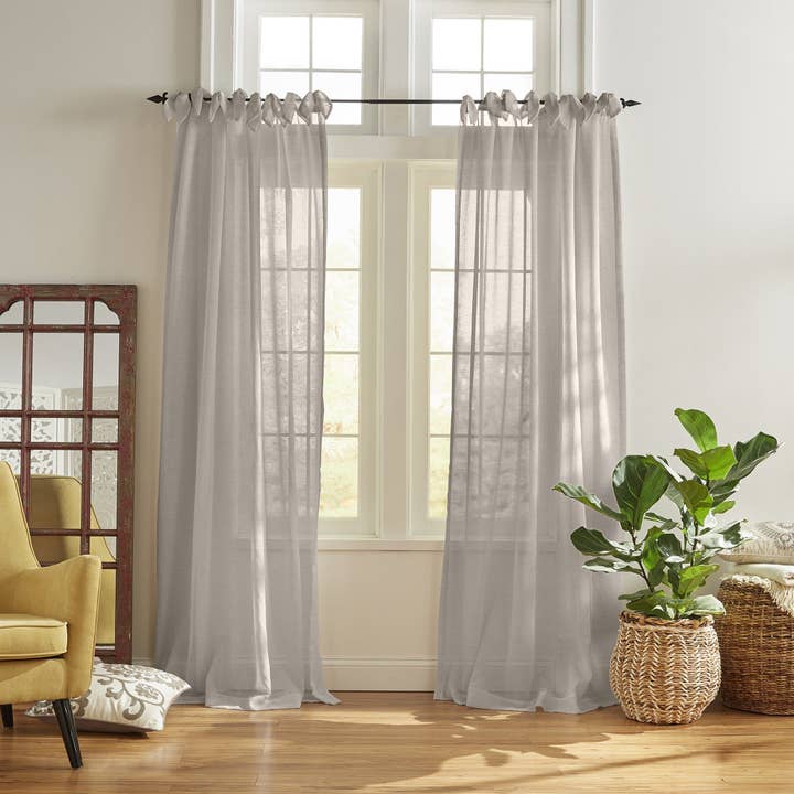 Threadmade Home - Wholesale Curtain - Vienna Tie-Top Sheer Window Curtain9