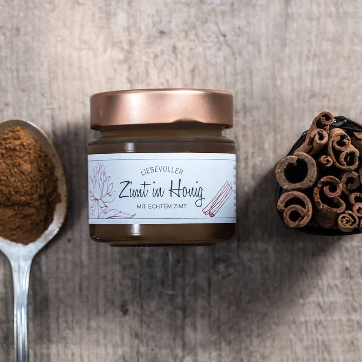 Honigatelier - Wholesale Honey - CINNAMON IN HONEY 125G1