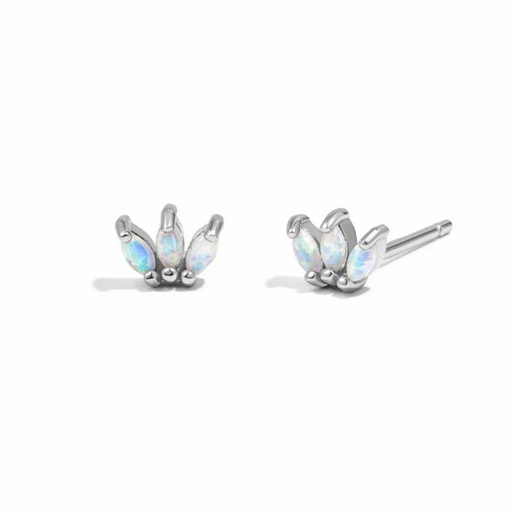 Sami Jewels – Brincos de pino por atacado – Pernos Pequenos Pétalas Opala2