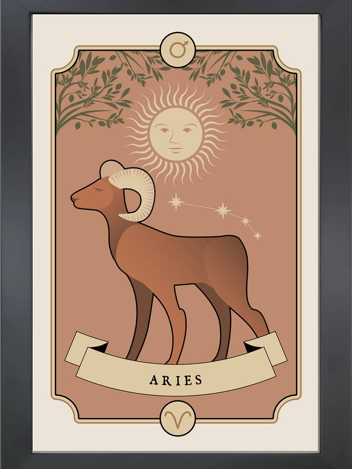 Aries Zodiac Illustration for wholesale by The Brightener Group