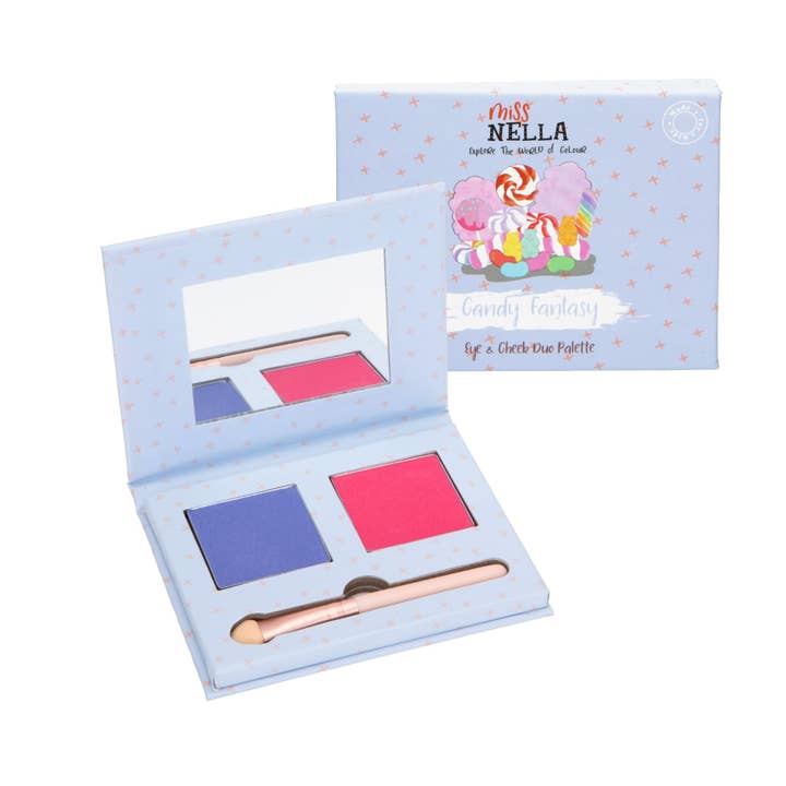Miss Nella Eye And Cheek Duo Palette Candy Fantasy Pack for wholesale by Miss Nella US