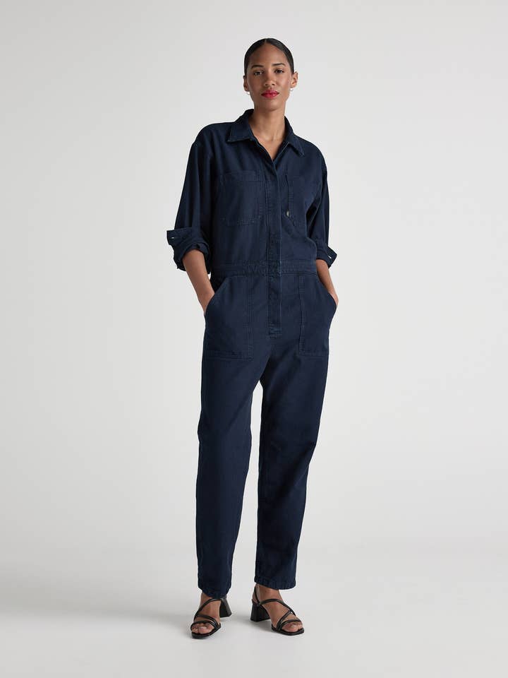 Uma Overall - Onyx Dry für den Großhandel von MUD Jeans International B.V