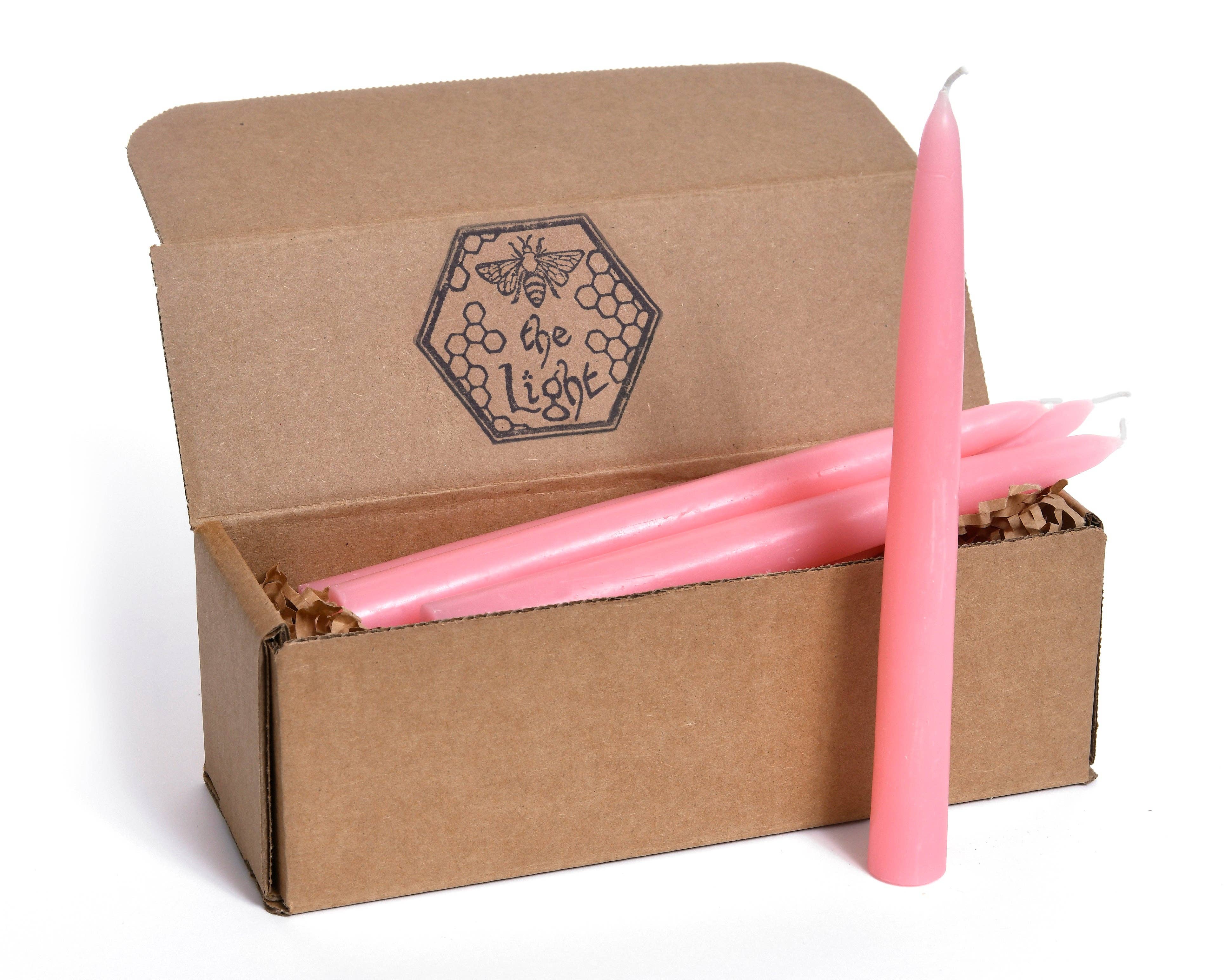 BeeTheLight - Vente Bougies/bougeoirs coniques - Bougie en cire d’abeille pure 100 % style effilé trempée 21,3 cm x 2,2 cm, à l’unité4