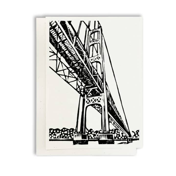 Mighty Mac Blank Greeting Card for wholesale by Peninsula Prints