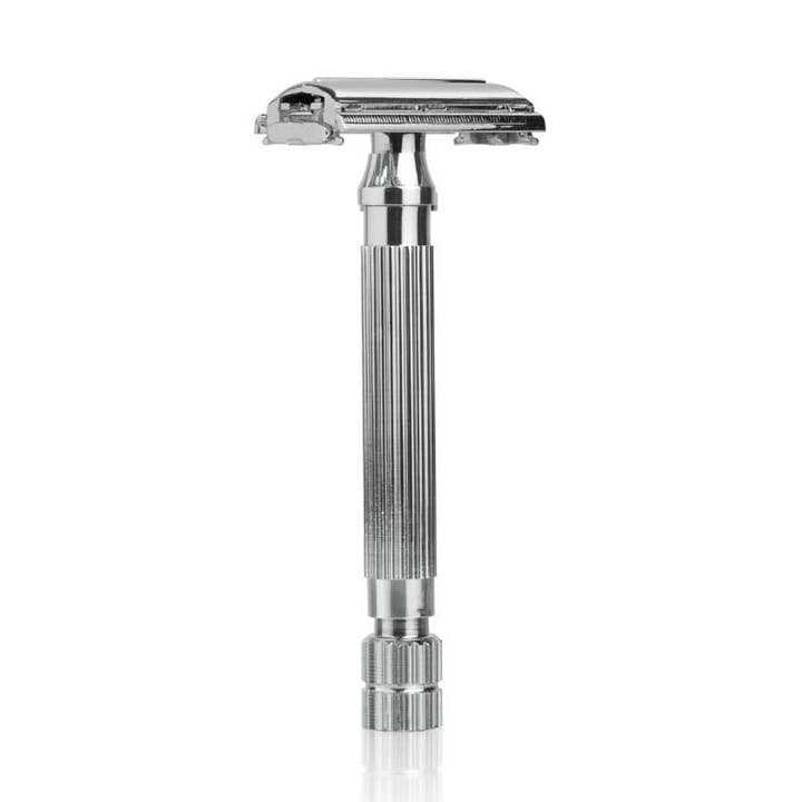 Double Edge Butterfly Safety Razor with Closed Comb for wholesale by Antica Barberia Mondial