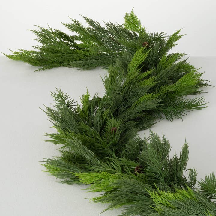 Sullivans Home Decor - Wholesale Bunting/Garland - Lush Green Cedar Garland