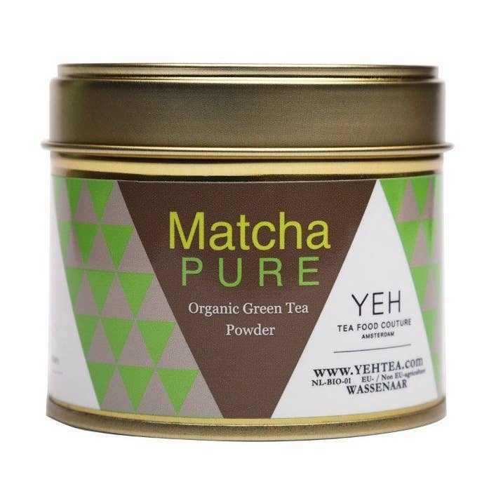 Matcha - Boîte 40 gr - Poudre de thé vert matcha biologique pour la vente par Yeh Tea Food Couture