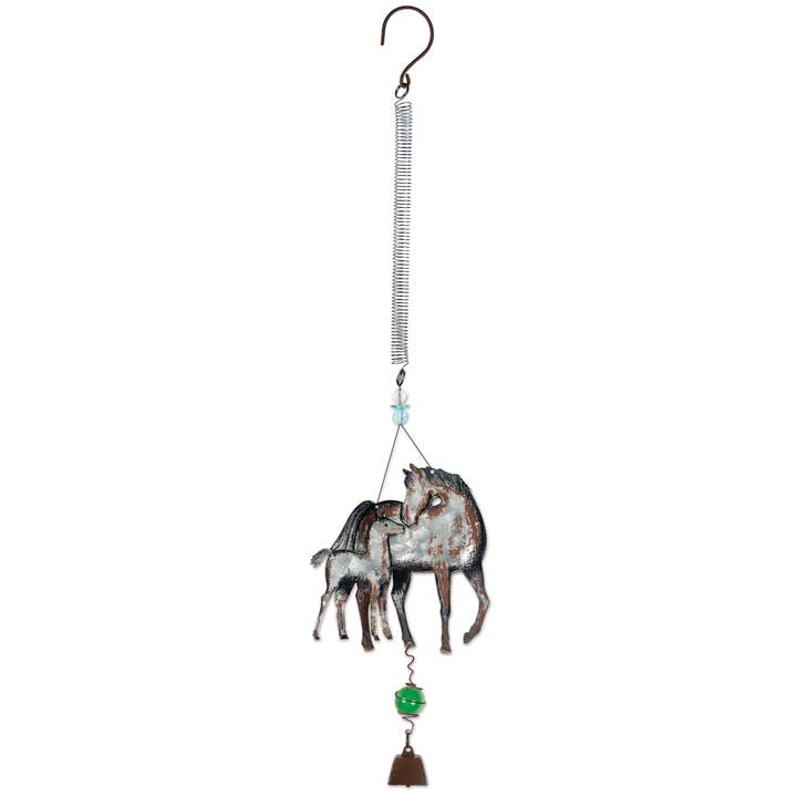 Horse and Foal Bouncy Ornament for wholesale by Sunset Vista Designs