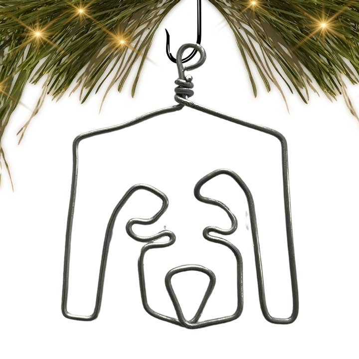 Kenya | Natività + Filo | Ornamento per la vendita all'ingrosso da parte di Beautifully Made Fair Trade