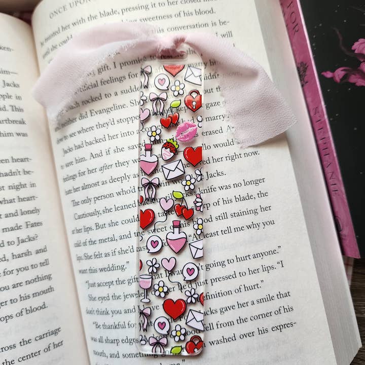 Valentine's Potion Acrylic Bookmark|Book Accessories for wholesale by Sun Moon & Stars Co.