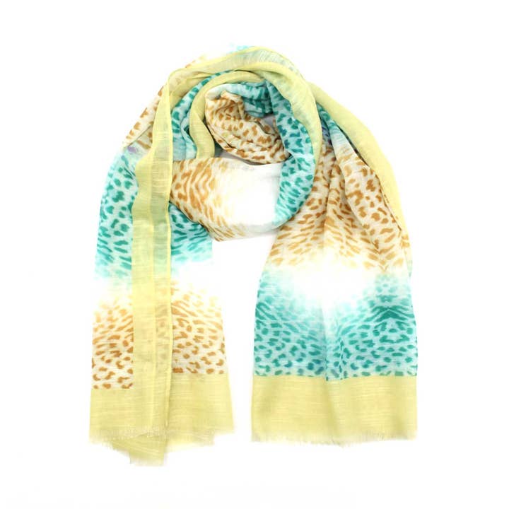 Bedruckter Schal – Abstraktes Tiermuster für den Großhandel von Vimoda